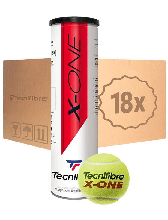 Мячи Tecnifibre X-One, коробка 72 шт. — товар из подборки подарков теннисисту на Новый год