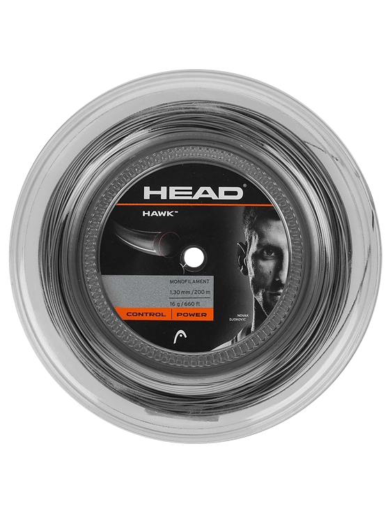 Струны для тенниса Head Hawk 12m нарезка (Черный)