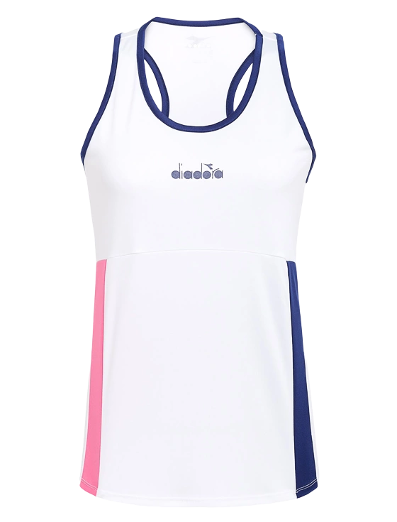 Топ Diadora L Core Tank W (Белый/Синий/Красный)