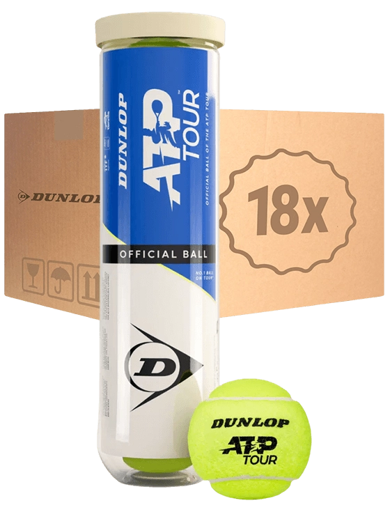 Мячи Dunlop ATP Tour, коробка 72 шт. — товар из подборки подарков теннисисту на Новый год