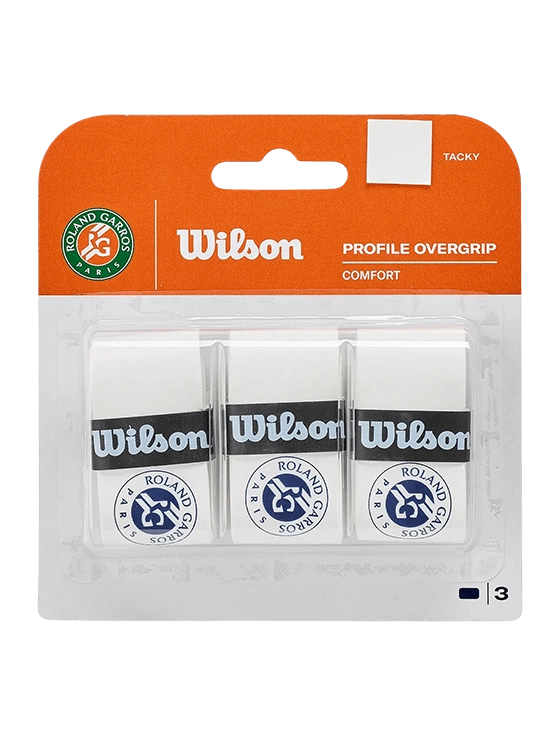 Овергрипы Wilson Pro Roland Garros, 3 шт. — товар из подборки подарков теннисисту на Новый год