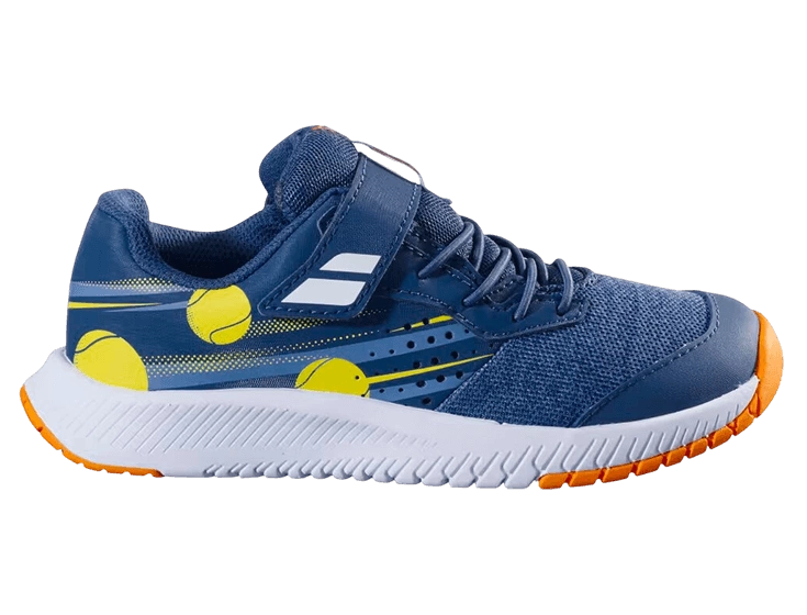 Кроссовки детские Babolat Pulsion All Court Kid (Blue/Yellow)