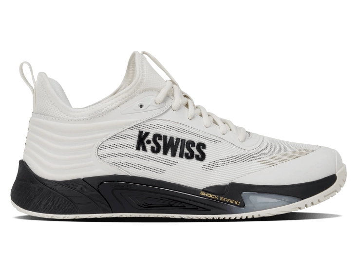 Кроссовки мужские K-Swiss Hypercourt Pinnacle (Белый/Безлунная Ночь/Золото)