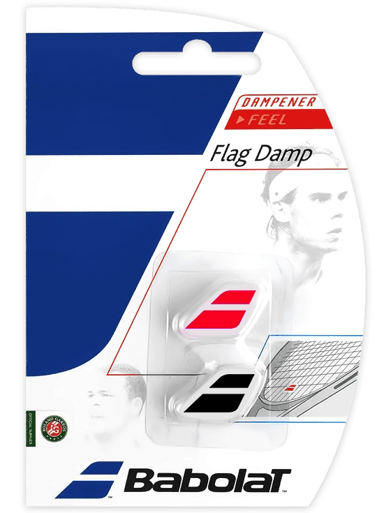 Виброгаситель Babolat Flag Damp (Черный/Красный)