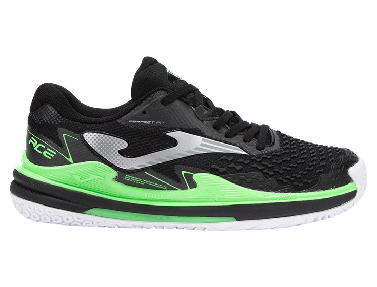 Кроссовки мужские Joma Ace Pro (Черный/Неоново-Зеленый)