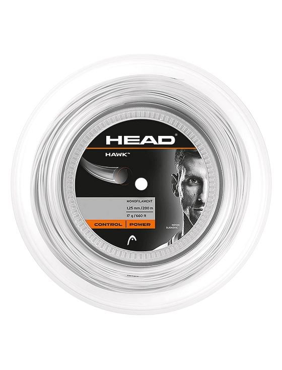 Струны для тенниса Head Hawk 200m (Белый)