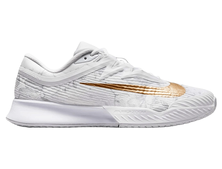 Кроссовки мужские Nike Court Air Zoom Vapor Pro 3 HC Premium (White/Metallic Gold/Pure Platinum)