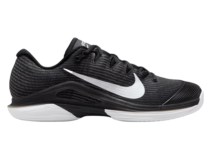 Кроссовки мужские Nike Vapor 12 HC (Черный/Белый/Дымчатый Серый)