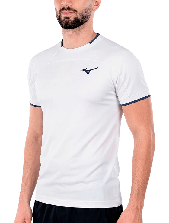 Футболка Mizuno Stargazer Shadow Graphic Short Sleeve Tee M (Белый)