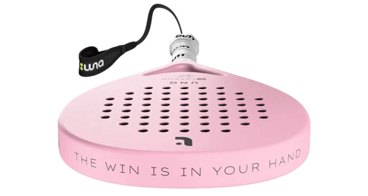 Ракетка для падела Luna Uno (Pink) весом 365 грамм