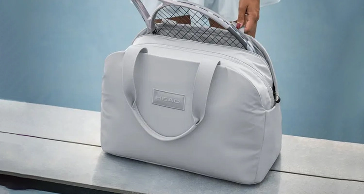 Светло-серая теннисная сумка Head Pro X Tote Bag 22L с местом для техники
