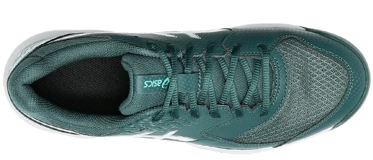 Кроссовки мужские Asics Gel-Dedicate 8 (Темно-Зеленый/Белый) на сайте kortmag.ru