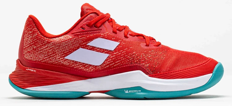 Женские теннисные кроссовки Babolat Jet Mach III All Court (Fiesta Red) в магазине Корт