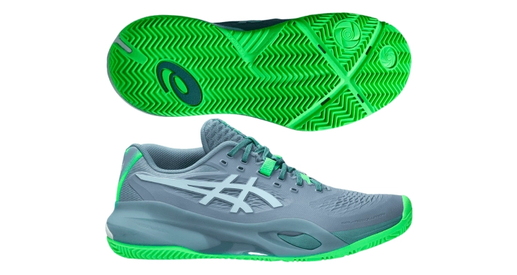 Мужские кроссовки Asics Gel-Resolution X (Saba Blue/Cool Grey) для всех покрытий