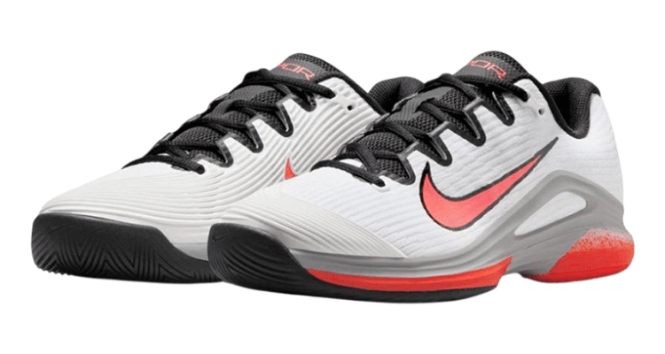 Кроссовки женские Nike Vapor 12 HC Premium (White/Hot/Lava-Wolf Grey) на сайте kortmag.ru