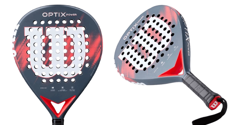 Ракетка для падела Wilson Optix V2 Power (Красный) на сайте kortmag.ru