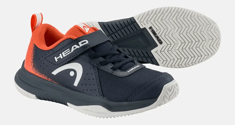 Детские кроссовки Head Sprint Velcro 4.0 Kids (Dark Blue/Red) для большого тенниса