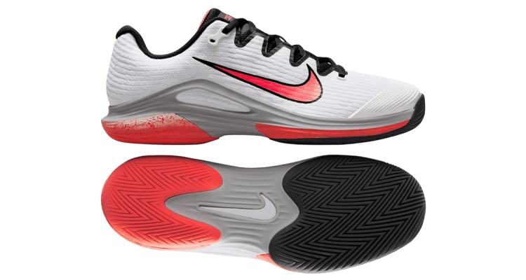 Теннисные кроссовки Nike Vapor 12 HC Premium (White/Hot/Lava-Wolf Grey) для женщин