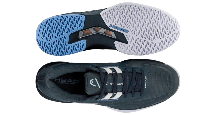Теннисные кроссовки Head Sprint Pro 3.5 (Dark Grey/Blue) для мужчин