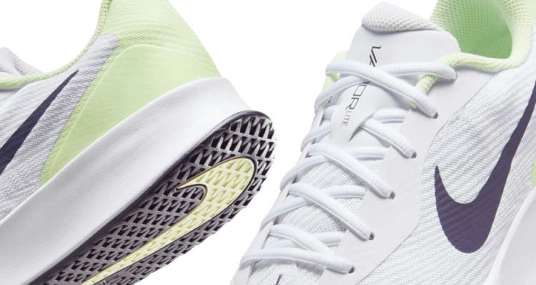 Кроссовки мужские Nike Court Vapor Lite 3 HC (White/Dark Raisin/Volt Tint)