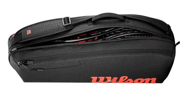 Сумка Wilson Clash 3R V3.0 (Black/Infrared) 2025 на сайте kortmag.ru
