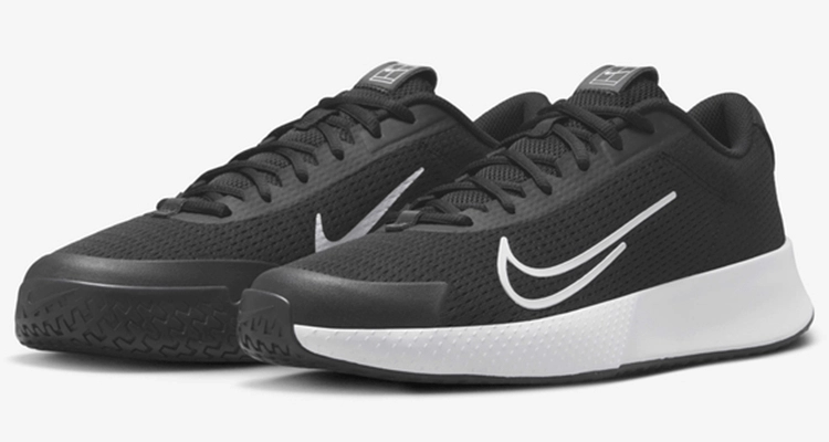 Кроссовки мужские Nike Court Vapor Lite 2 (Black/White) на сайте kortmag.ru