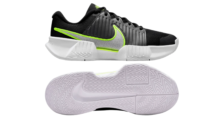 Кроссовки женские Nike Zoom GP Challenge Pro (Черный/Белый/Антрацит/Вольт) на сайте kortmag.ru