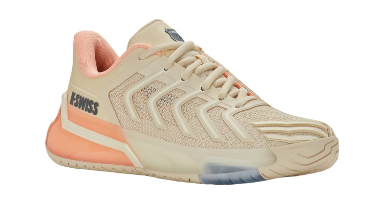Кроссовки женские K-Swiss Ultrashot 4 (Whitecap Gray/Peach Parfait/Egret) на сайте kortmag.ru