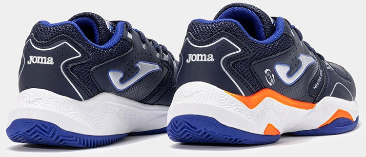 Прочные детские кроссовки Joma Master 1000 Junior Clay (Navy/Blue) для падела в магазине kortmag.ru