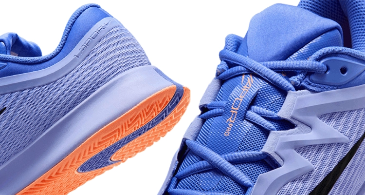 Кроссовки женские Nike Court Vapor Pro 3 Clay (Light Thistle/Sapphire/Orange)