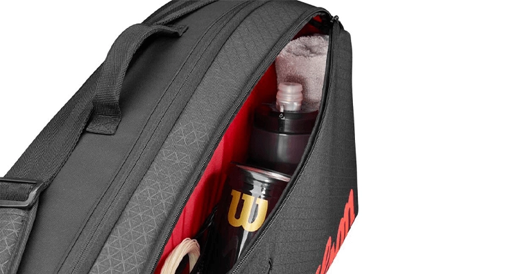 Теннисная сумка Wilson Clash 3R V3.0 (Black/Infrared) 2025