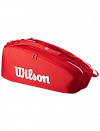 Сумка Wilson для тенниса Super Tour 6R 2025 (Красный) Фото 1