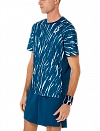 Футболка Asics Game Short Sleeve Top M (Синий Мако) Фото 3