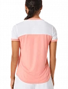 Футболка Asics Court T-Shirt W (Гуава/Ярко-Белый) Фото 3