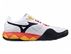 Кроссовки мужские Mizuno Wave Enforce Tour 2 (Белый/Голубой/Огненно-Коралловый) Фото 2