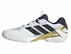 Кроссовки мужские Adidas Adizero Ubersonic 5 M (Белый/Черный/Сливовый) Фото 2