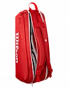 Сумка Wilson для тенниса Super Tour 6R 2025 (Красный) Фото 4
