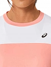 Футболка Asics Court T-Shirt W (Гуава/Ярко-Белый) Фото 5