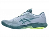 Кроссовки мужские Asics Solution Speed FF 4 (Серый/Голубой) Фото 2