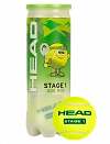 Теннисные мячи Head Stage 1 Green 72 (24x3) Фото 2