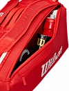 Сумка Wilson для тенниса Super Tour 6R 2025 (Красный) Фото 5