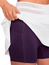 Юбка Nike Dri-Fit Slam Skirt W (White/Grand Purple/Metallic Gold) Фото 6