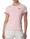 Футболка Mizuno Stargazer Short Sleeve Tee W (Розовый) Фото 1