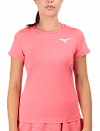 Футболка Mizuno Daybreakers Printed SS Tee W (Розовый) Фото 1