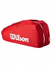 Сумка Wilson для тенниса Super Tour 6R 2025 (Красный) Фото 2