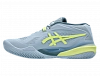 Кроссовки мужские Asics Gel-Resolution X Грунтовые (Серо-Голубой/Фисташковый) Фото 2